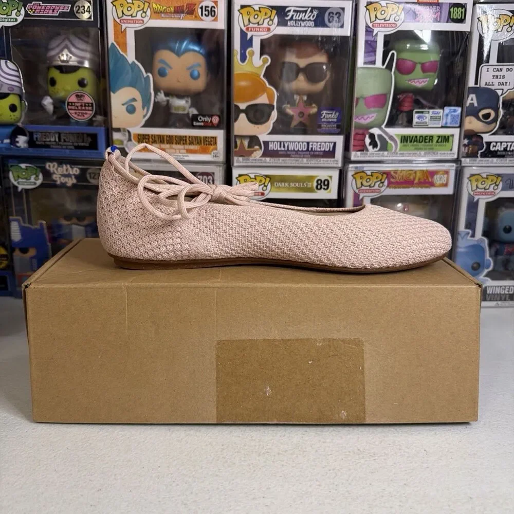 NIB Rothy's Women's Ballerina Pink The Ballet Flat Shoes sz 8